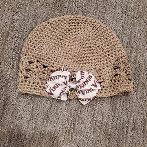 Minnesota Vikings baby hat